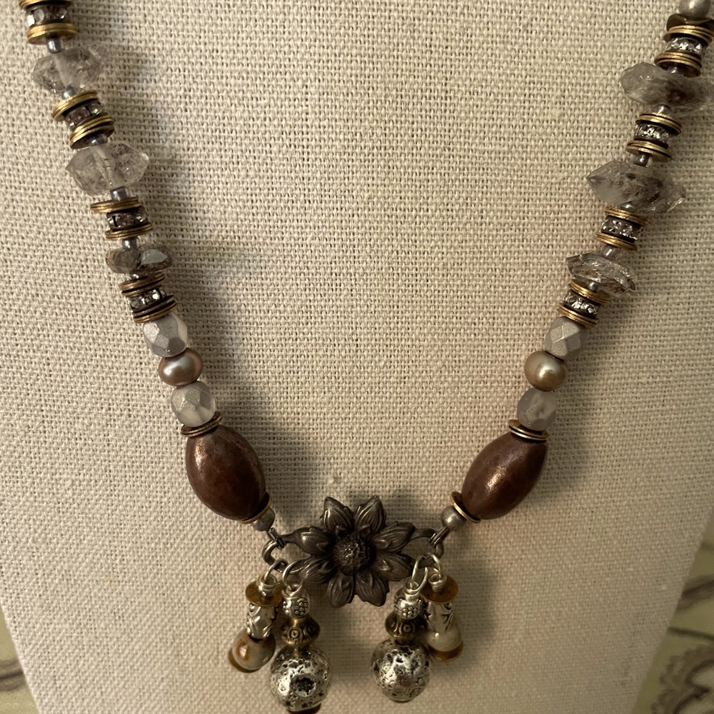 Handmade beaded necklace